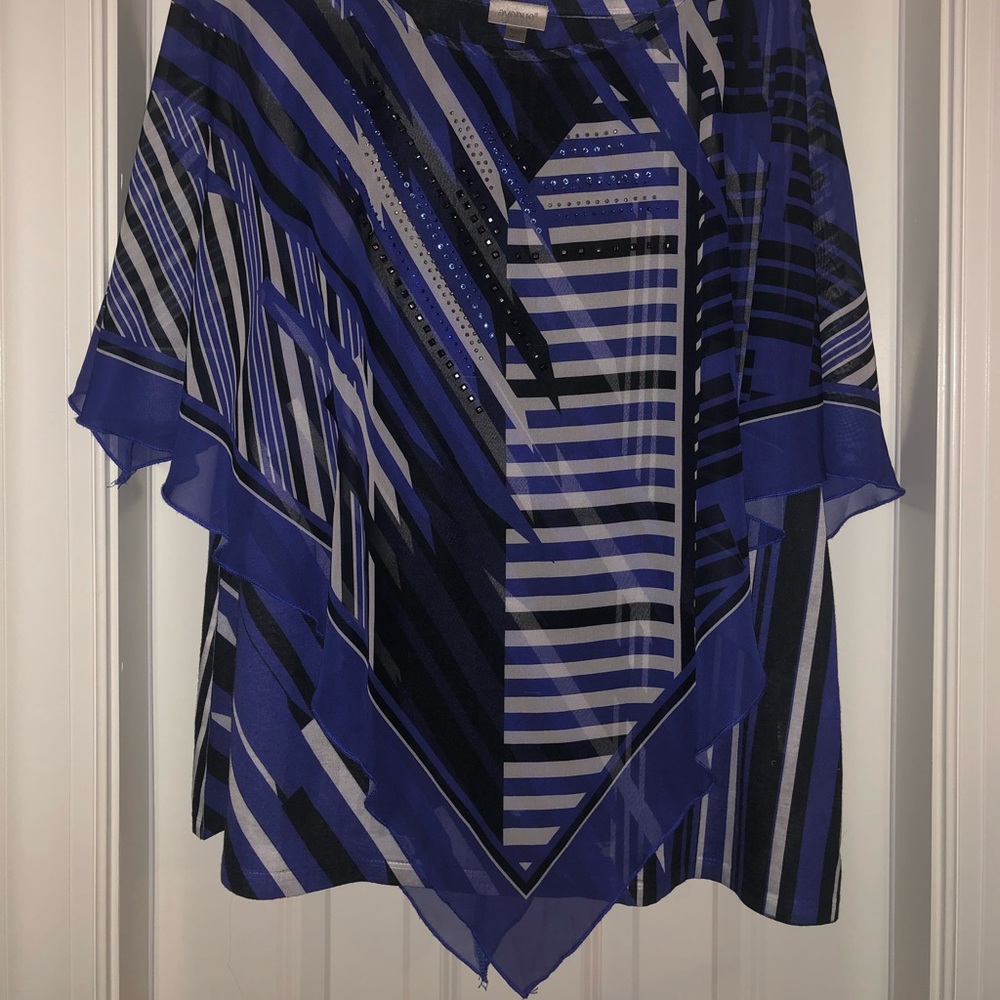 New Flowly Blue Blouse